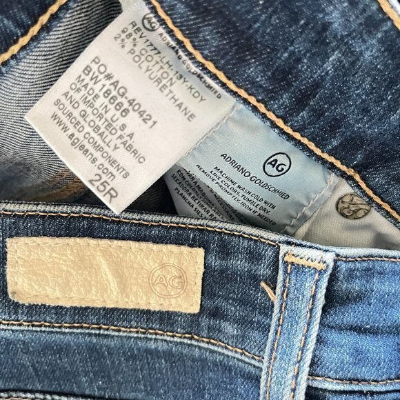 AG ‘The Farrah’ Skinny Ankle High-Rise Jeans Revival Power Stretch Denim… - Picture 10 of 10